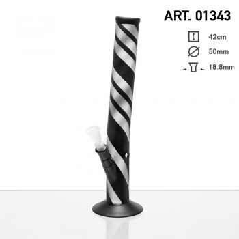 Glas Bong Black Sand 43cm